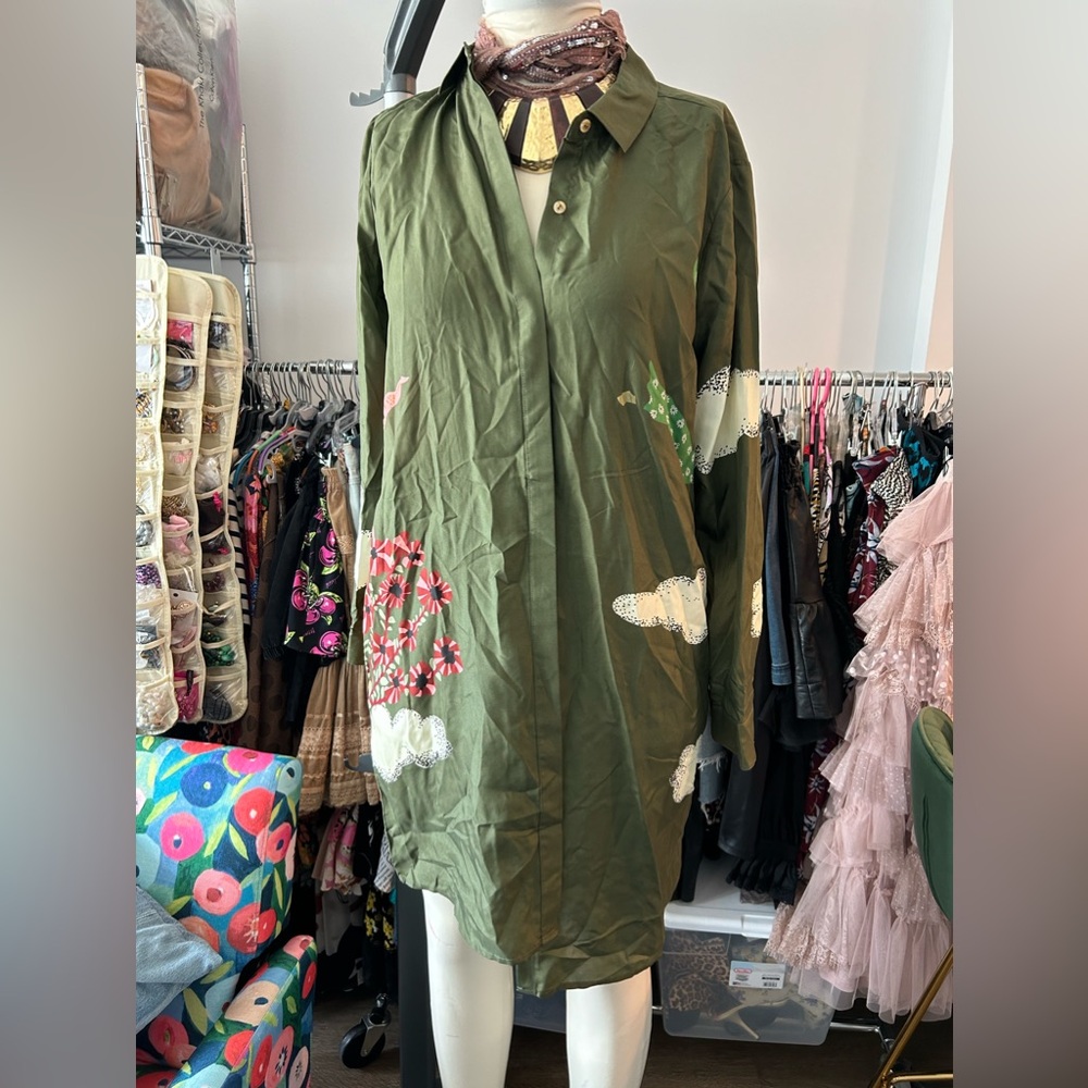 Scotch and Soda button down shirt dress!